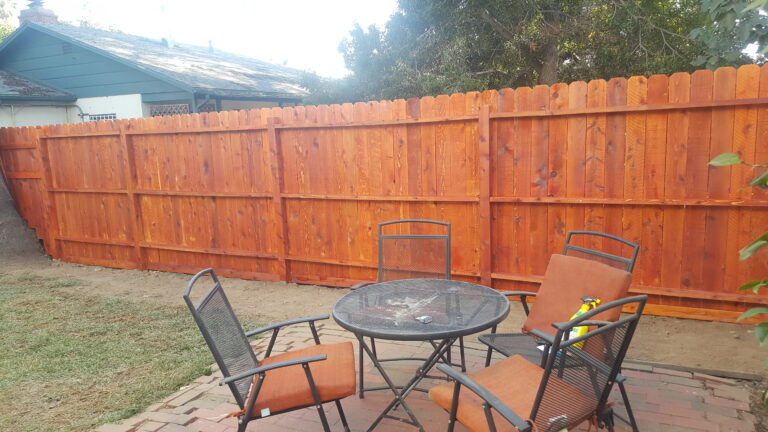pasadena wooden fence