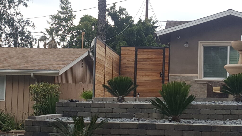 wood fence
