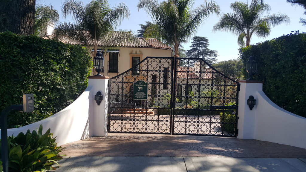 pasadena new ornamental iron gate