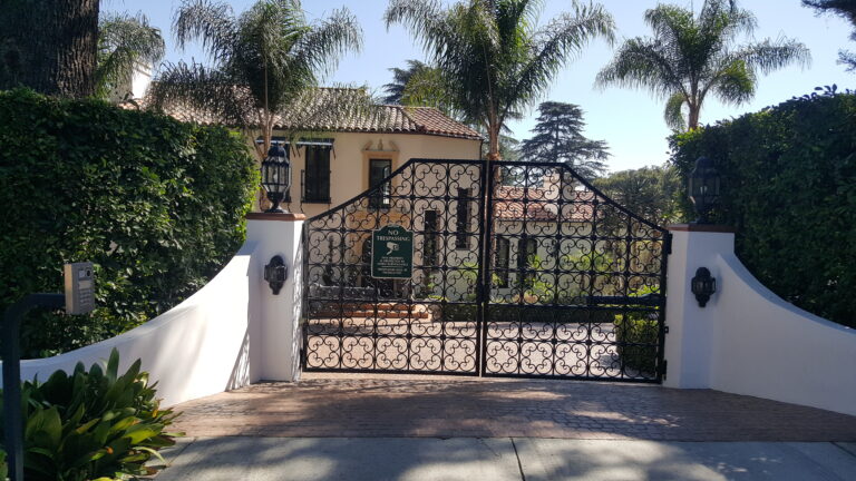 pasadena new ornamental iron gate