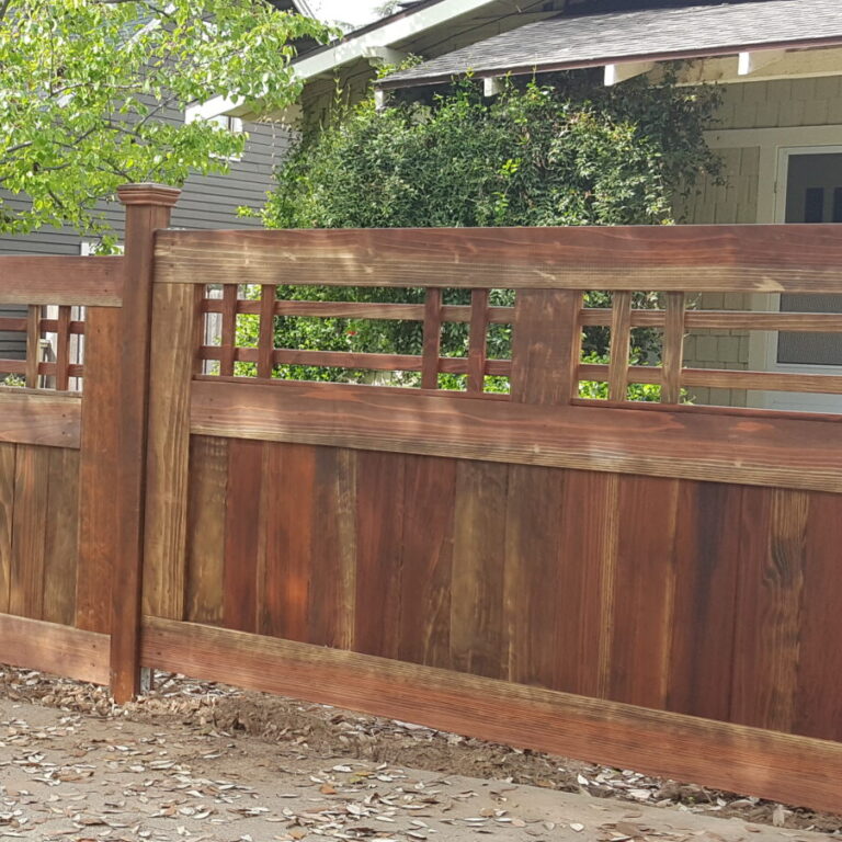 wood fence