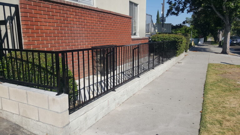 iron fence