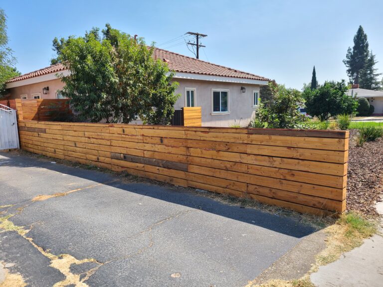 wood fence