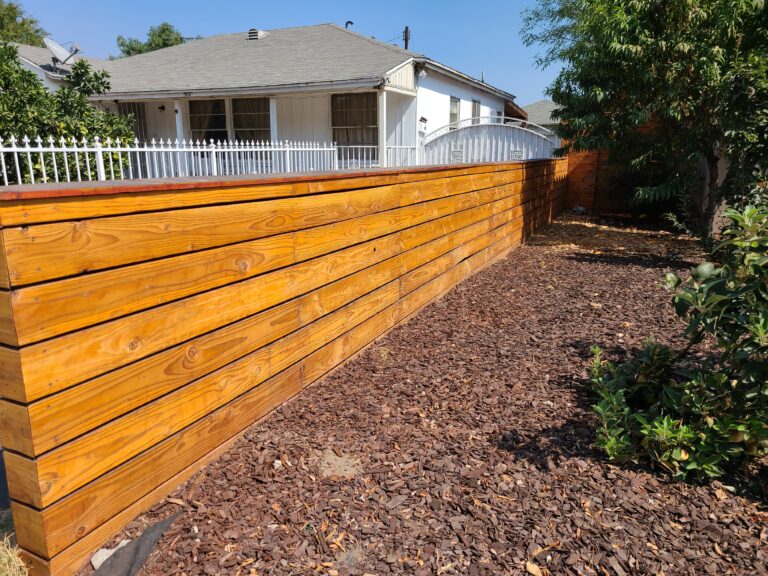 wood fence