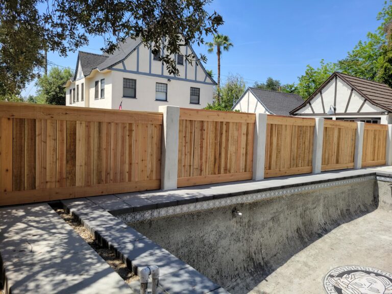 wood fence