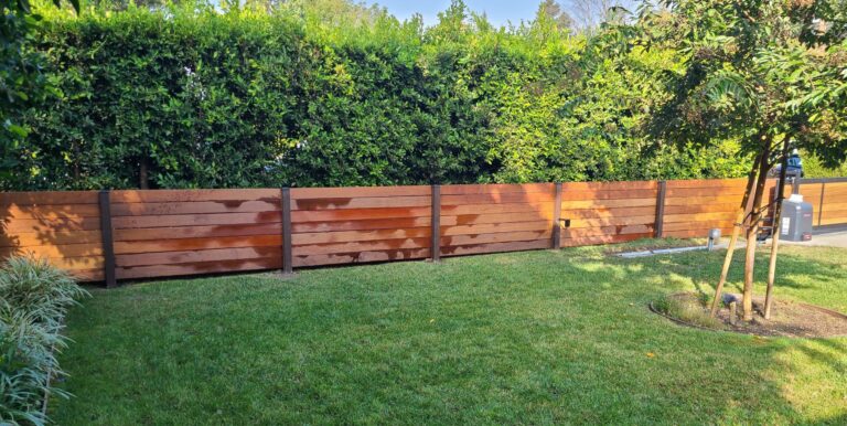 wood fence