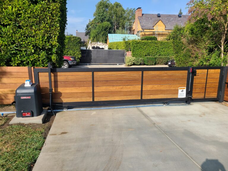 wood gate