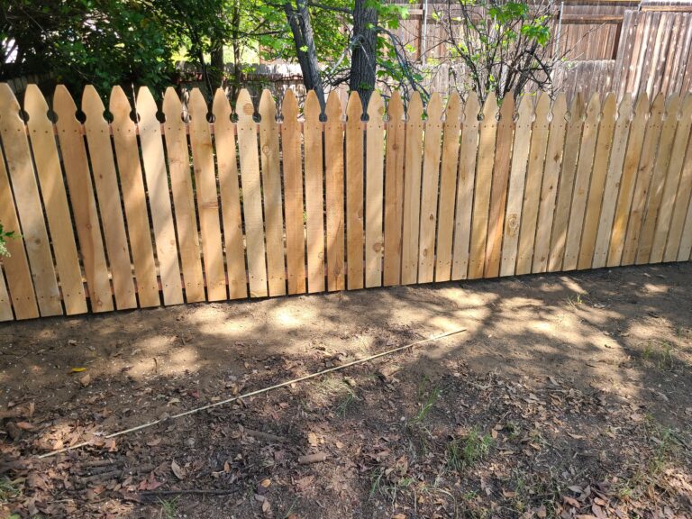 wood fence