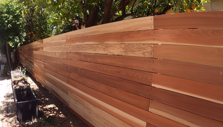 wood fence