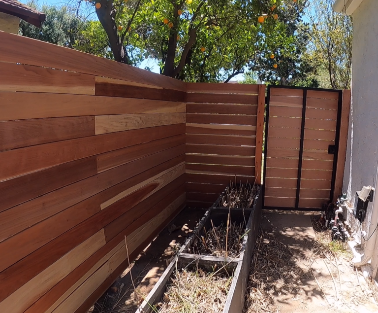 wood fence