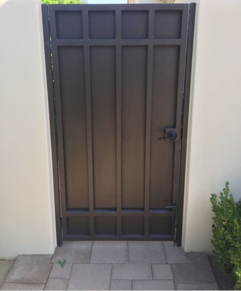 iron fence and gate