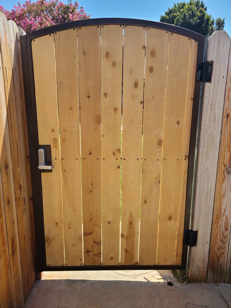 wood gate