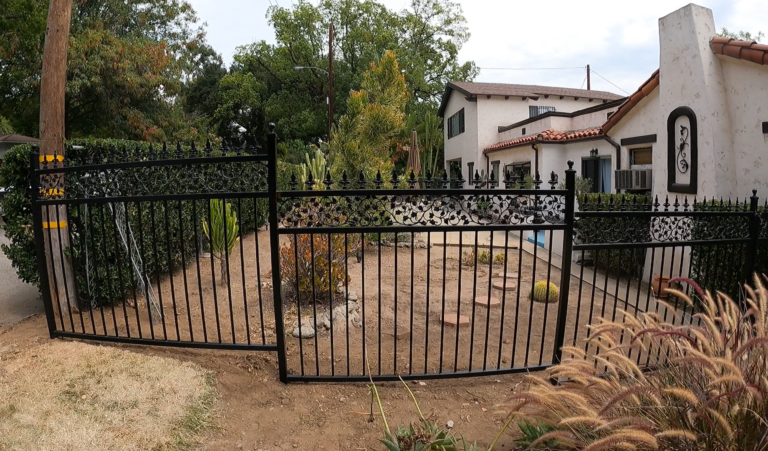 iron fence