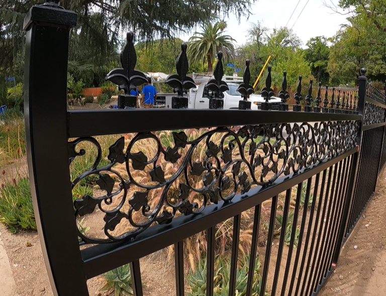 iron fence