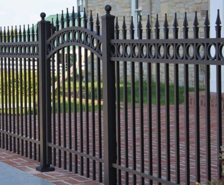 iron fence and gate