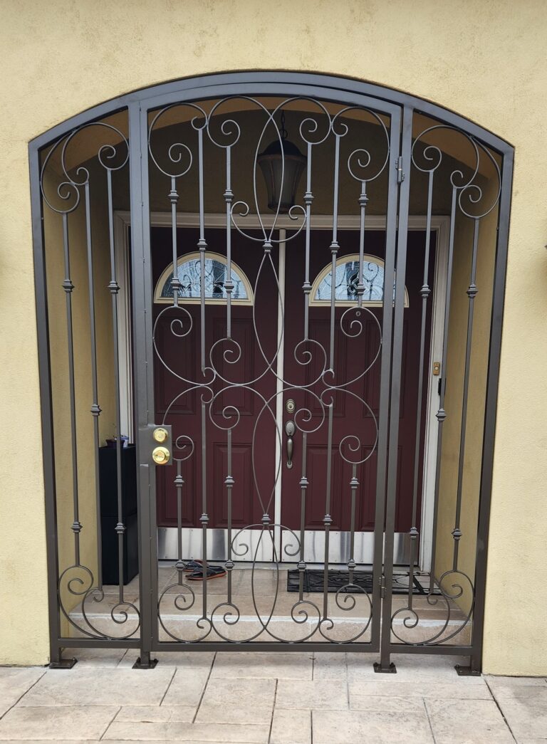 iron security gate