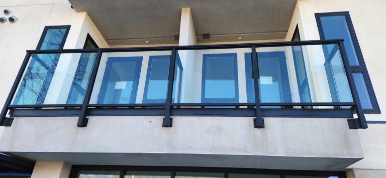 glass railing