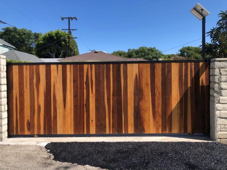 wood gate