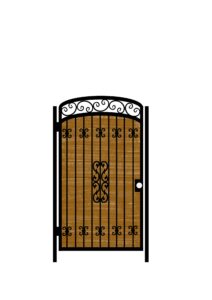 iron and wood gate