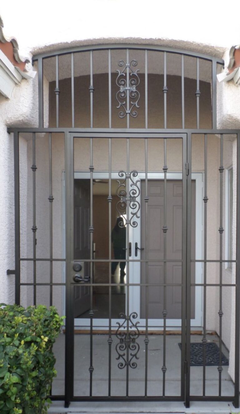 Front Entry Iron Gate
