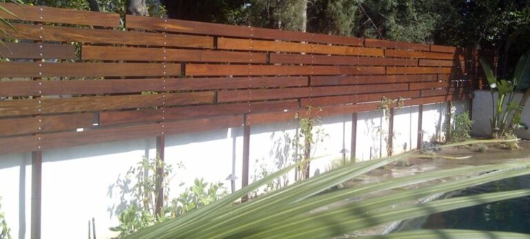 custom wood fence