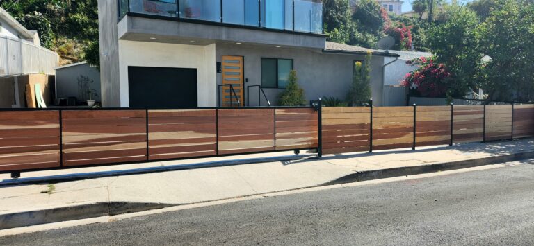 wood fence