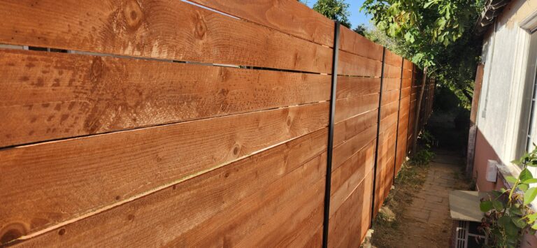 wood fence