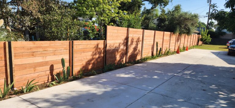 wood fence