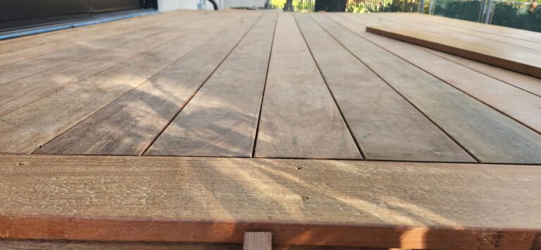 Ipe deck