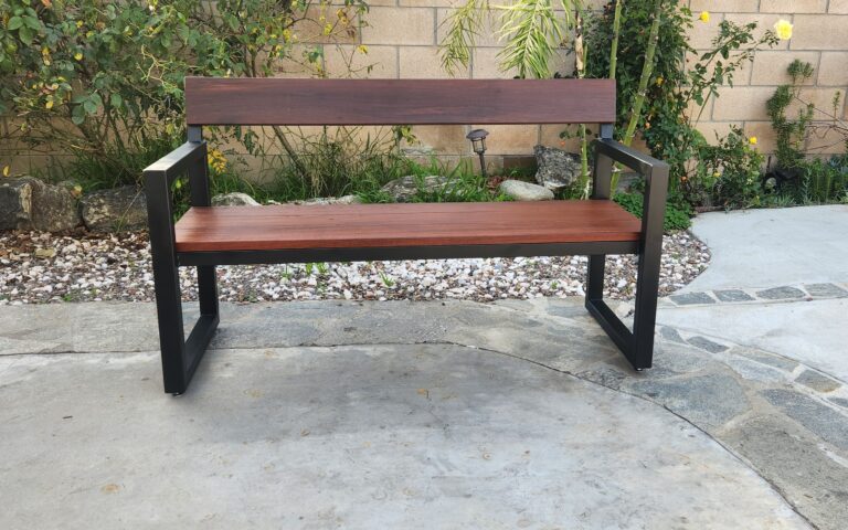 outdoor bench