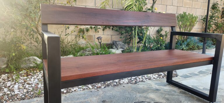 outdoor bench