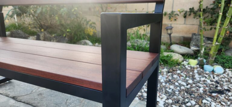 outdoor bench